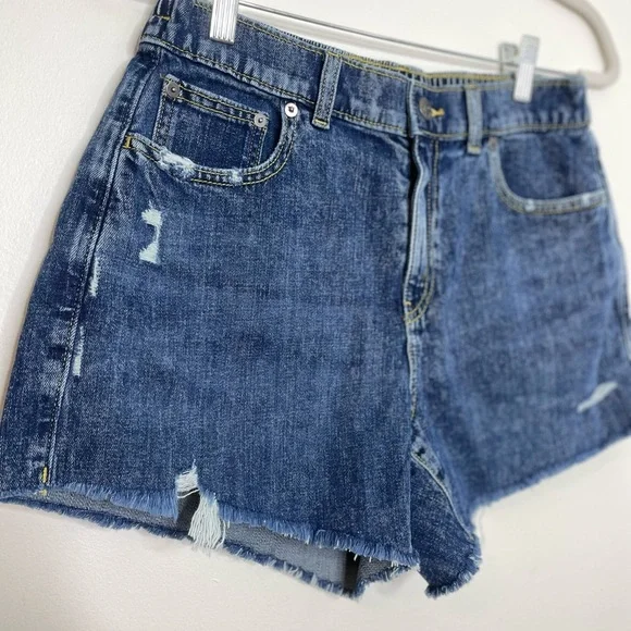 NWT Aerie Daydream Denim Distressed Shorts M - Picture 4 of 13